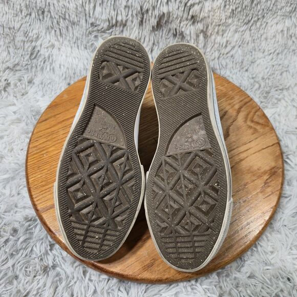 Converse Chuck Taylor Lift Ox Women Size 5 White/Lilac Recycled Platform Sneaker - Picture 6 of 10